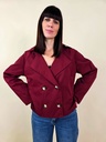 Veste courte bordeaux