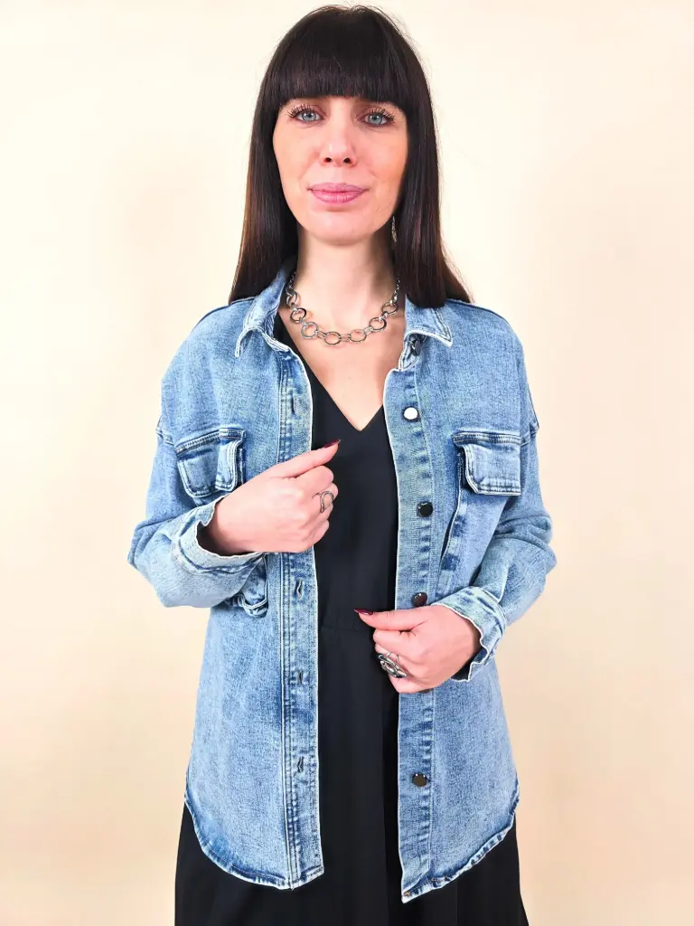 [00273] Veste oversize en jeans