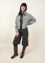 Bermuda à carreaux