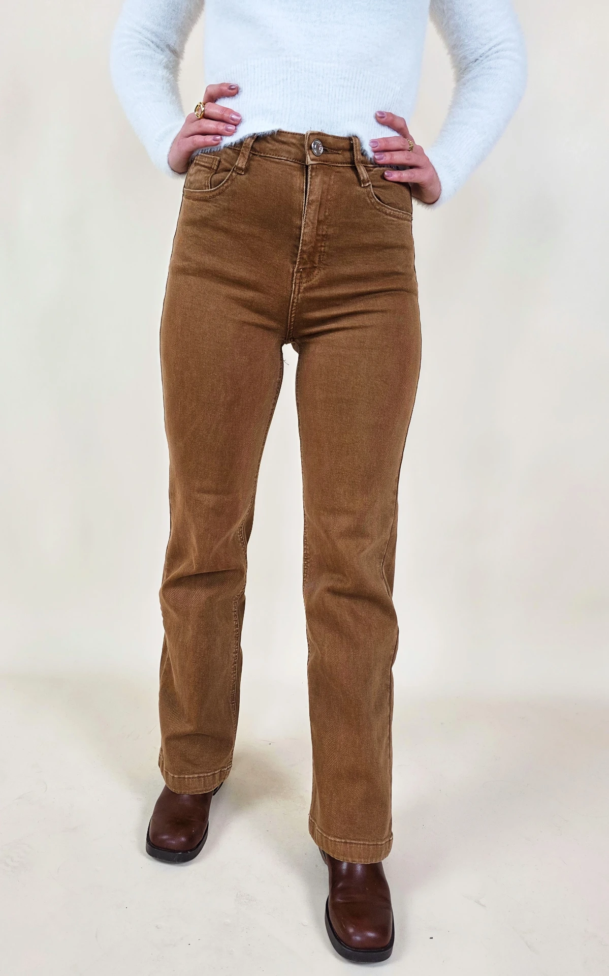 [00091_XS] Jeans camel (XS)
