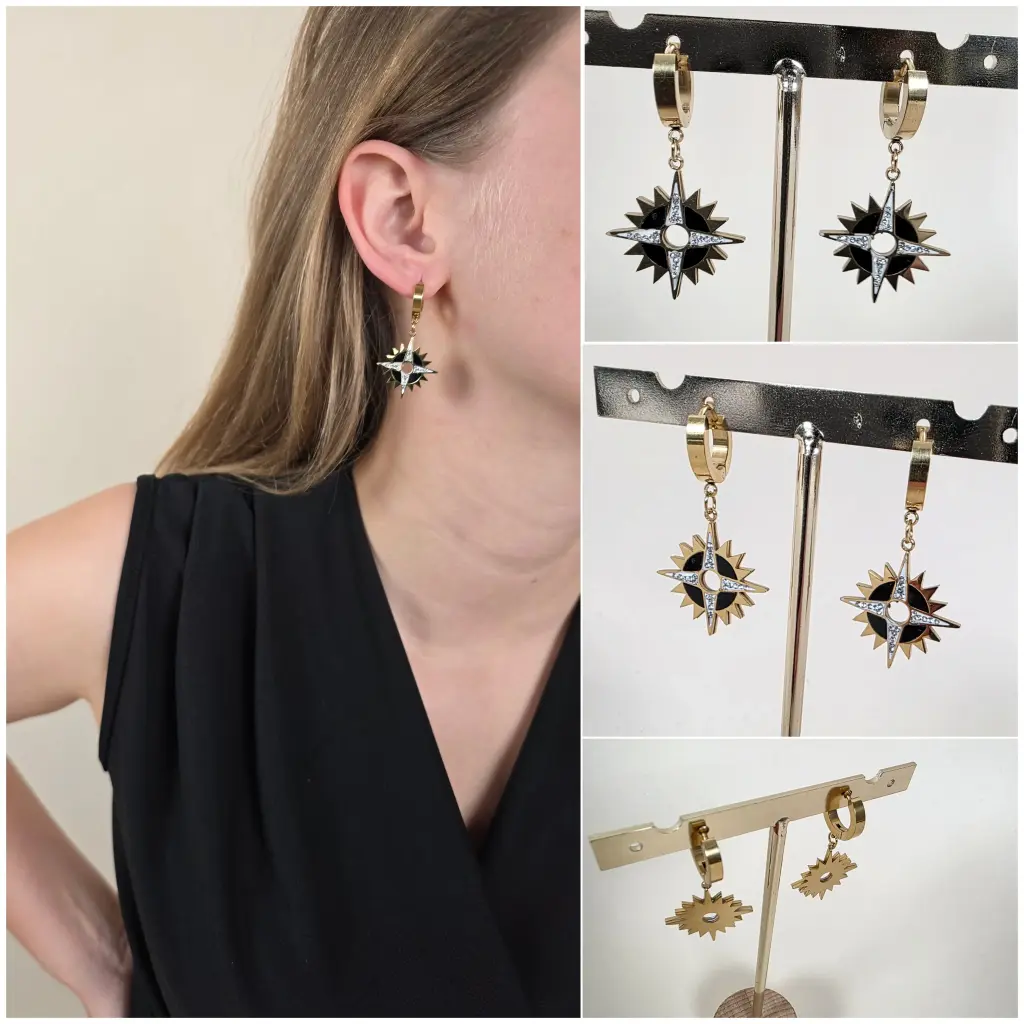 Boucles d'oreilles Carine