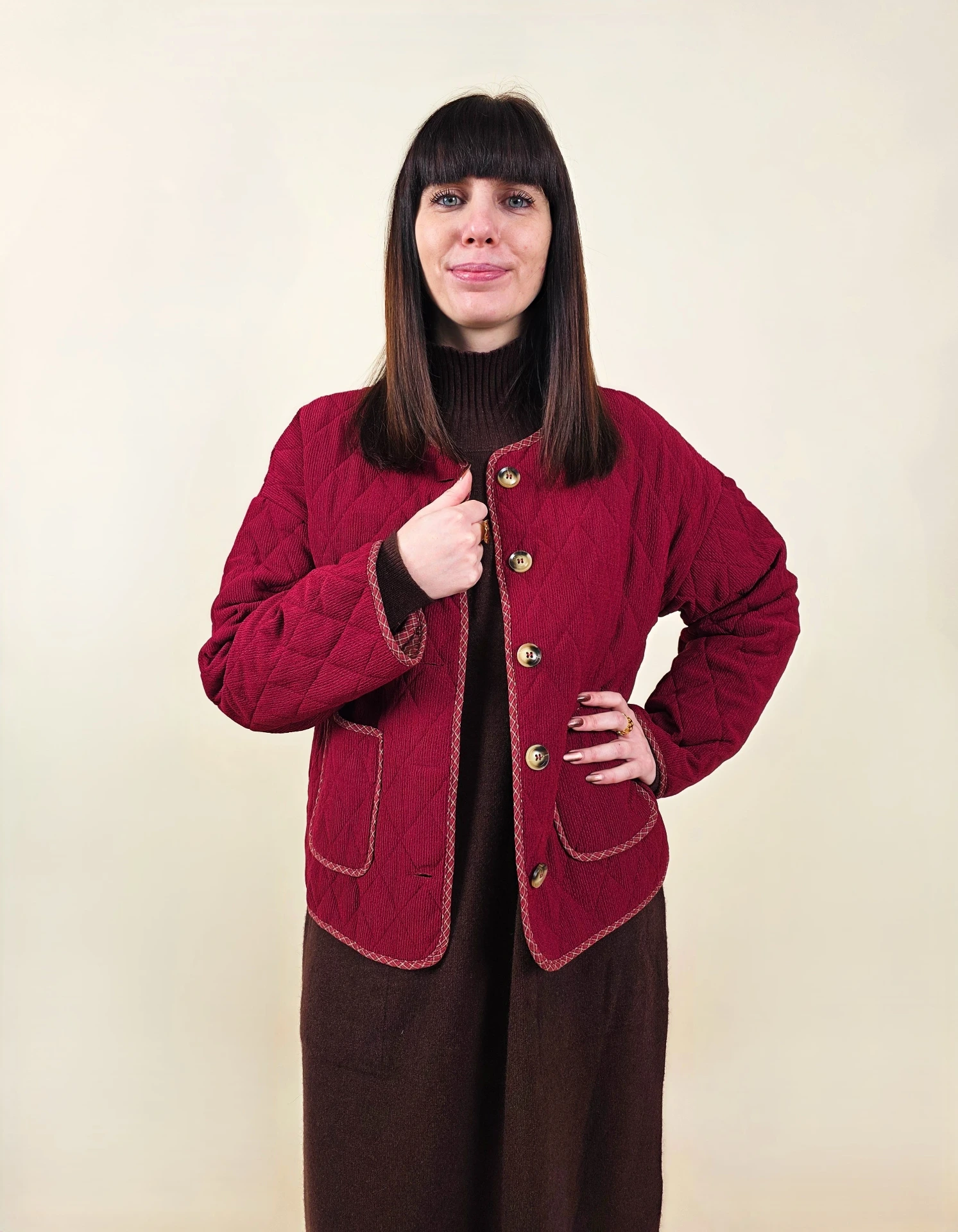 [00434_S] Veste framboise intense (S)