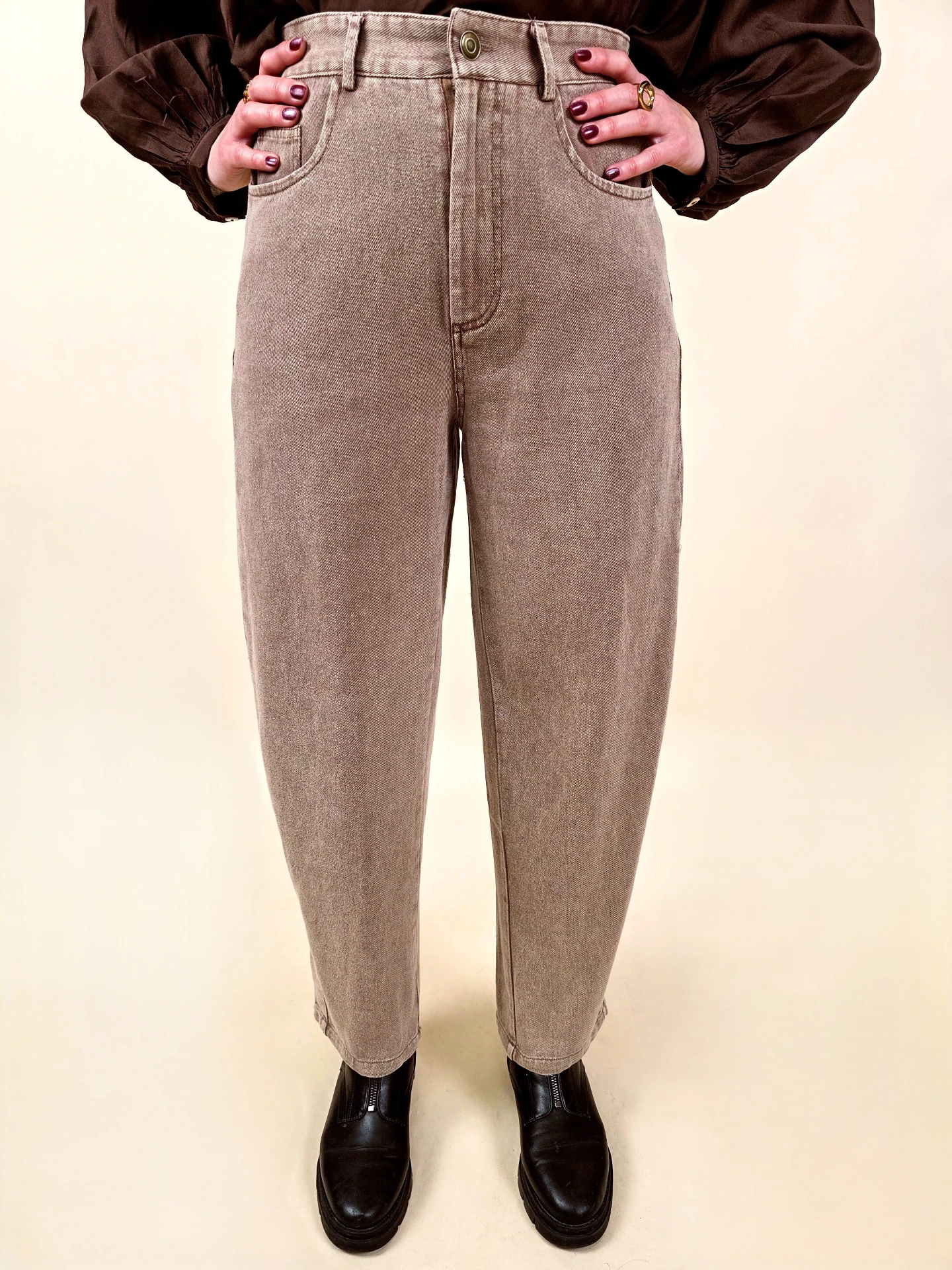 [00462_S] Jeans beige (S)