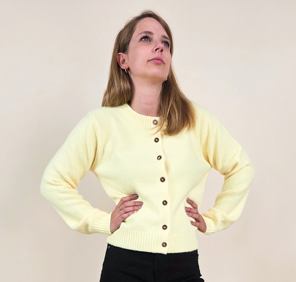 Gilet butter yellow S/M (Anti-Gaspi)