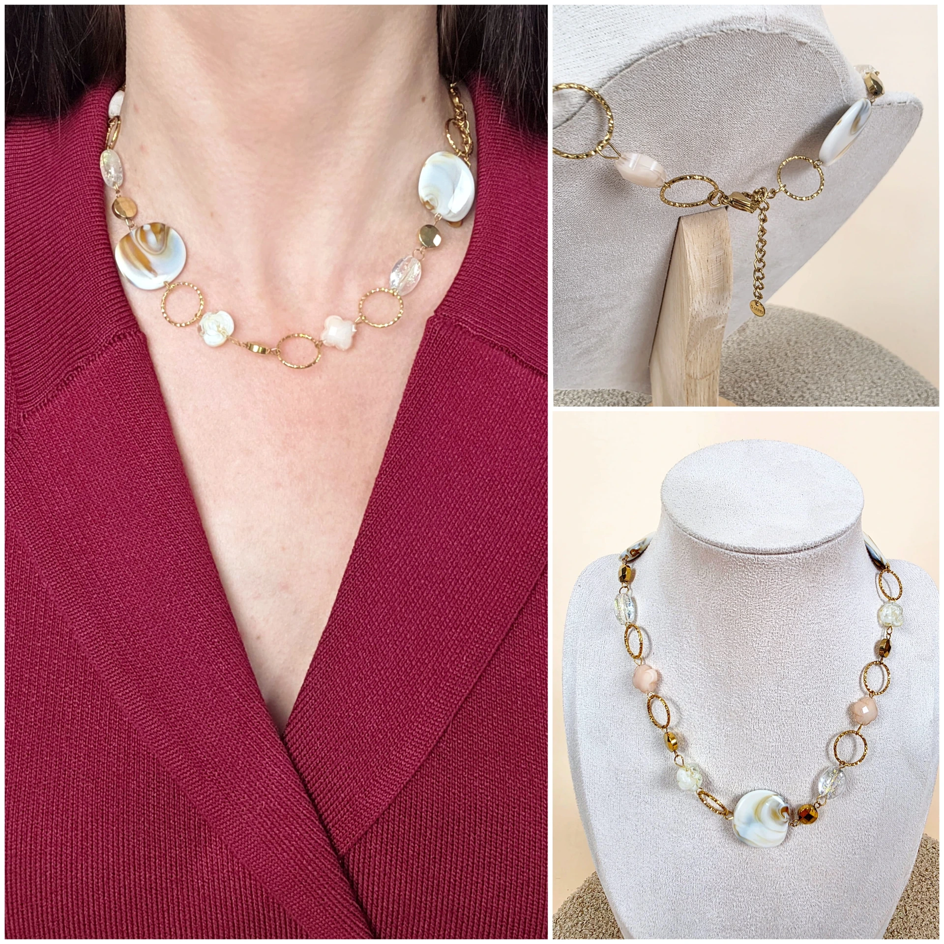 Collier "Lumière d'Opale"