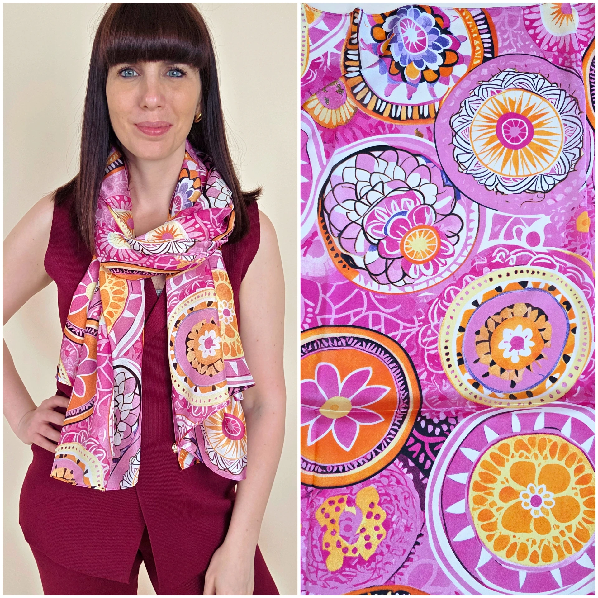 Foulard "Rêverie Bohème"