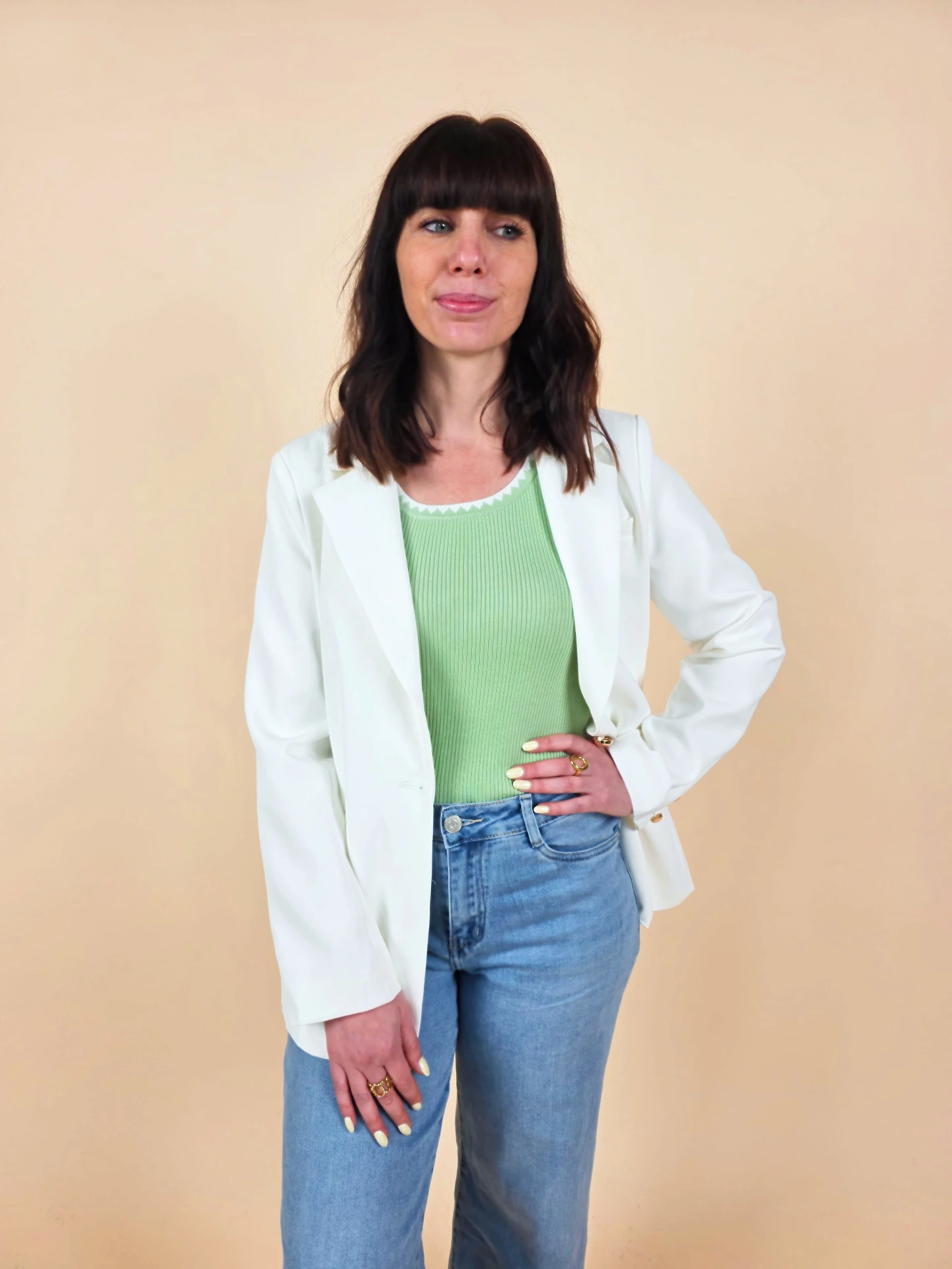 Veste blazer blanche