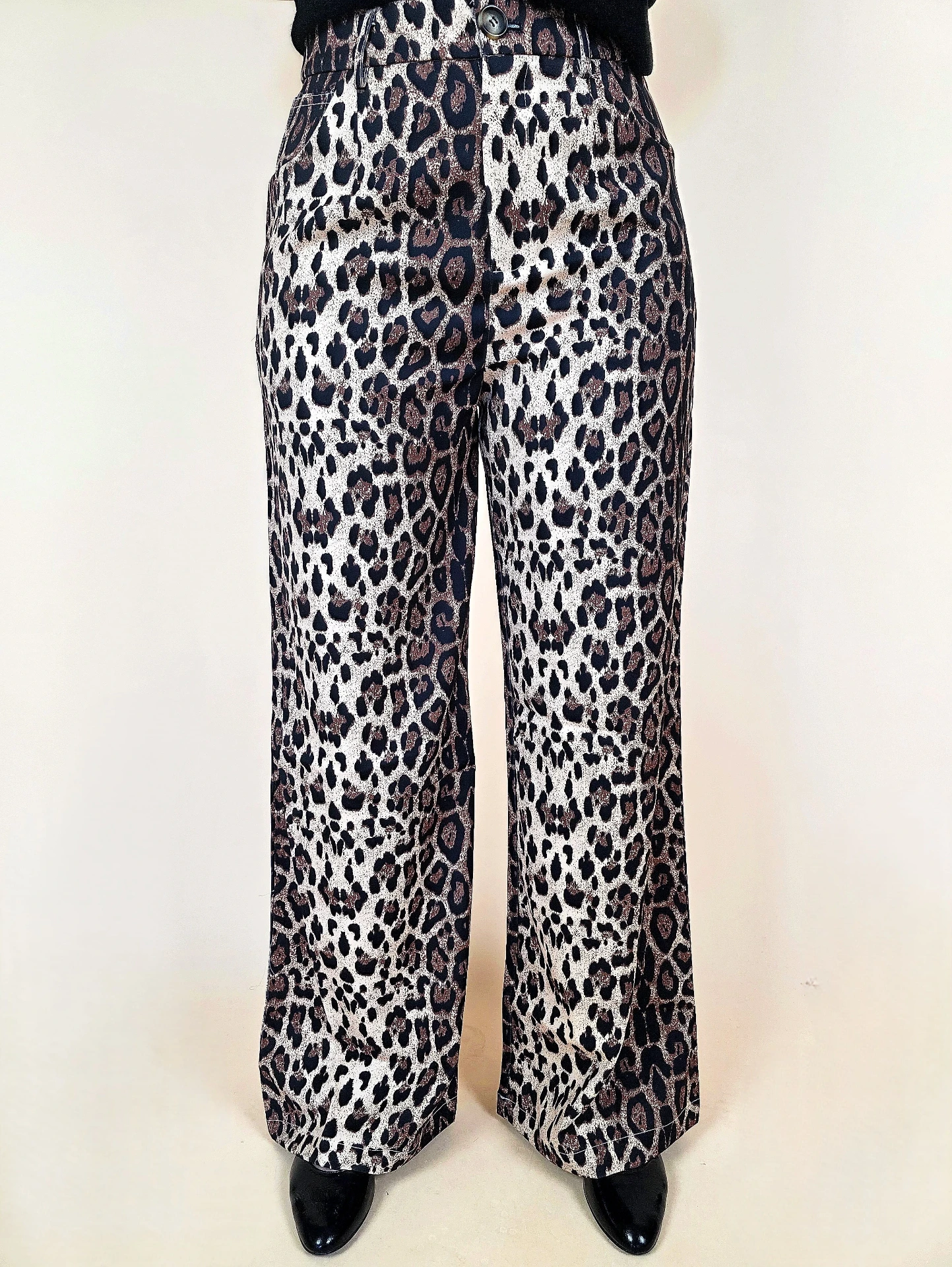 Pantalon imprimé léopard