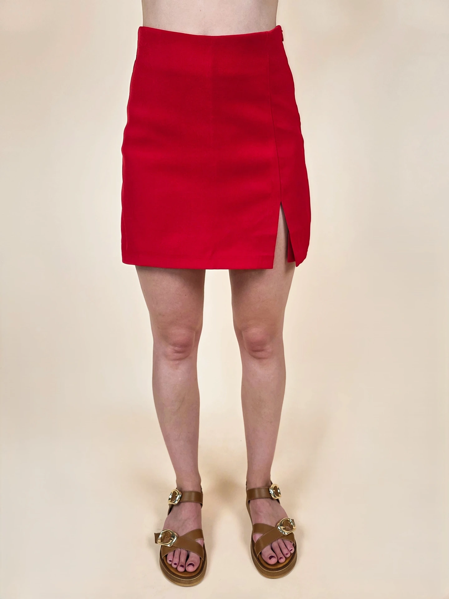 Short-jupe rouge