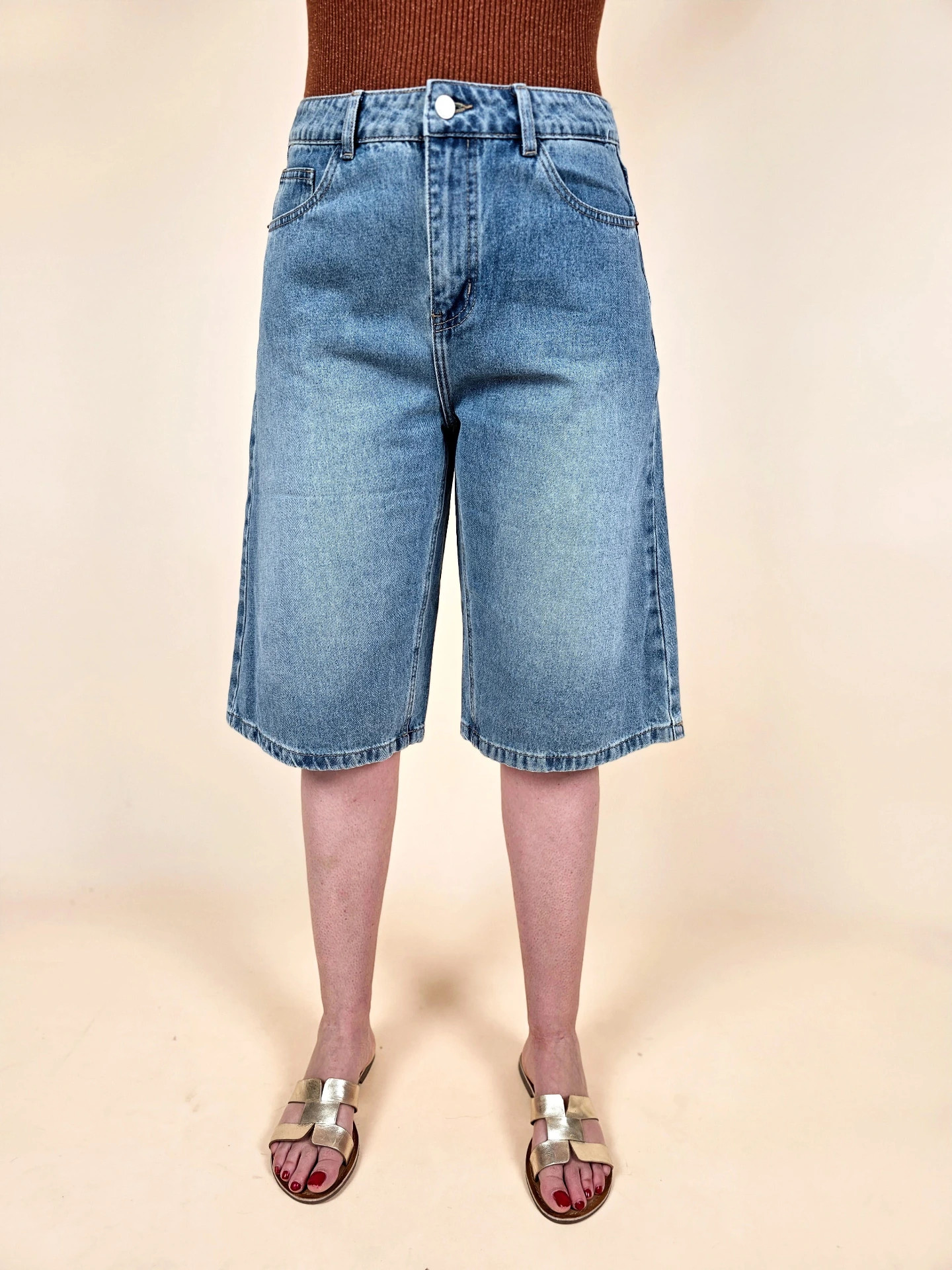 Bermuda en jeans