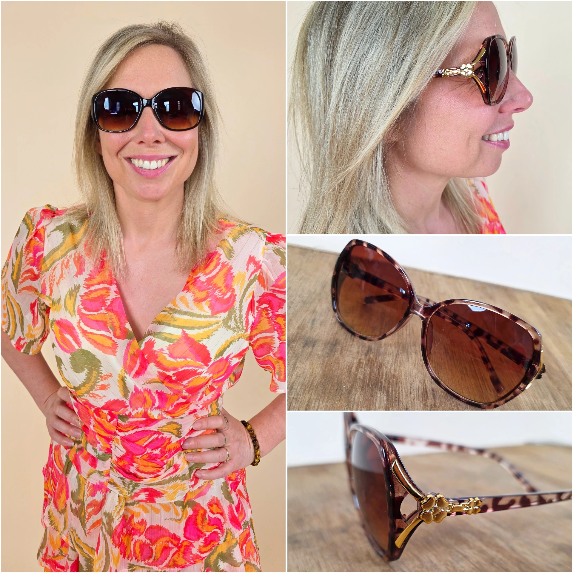 [00812] Lunettes de soleil trèfle