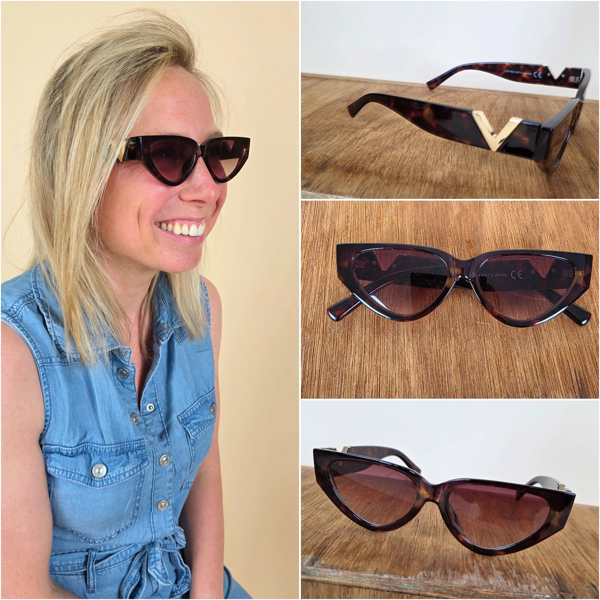 [00814] Lunettes de soleil cat-eye